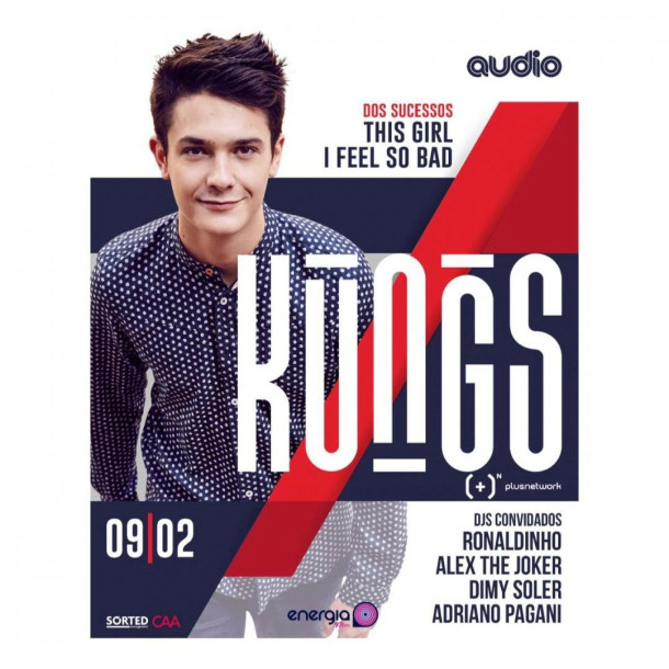 Famoso pelo hit ‘This Girl’, DJ Kungs faz show na Audio