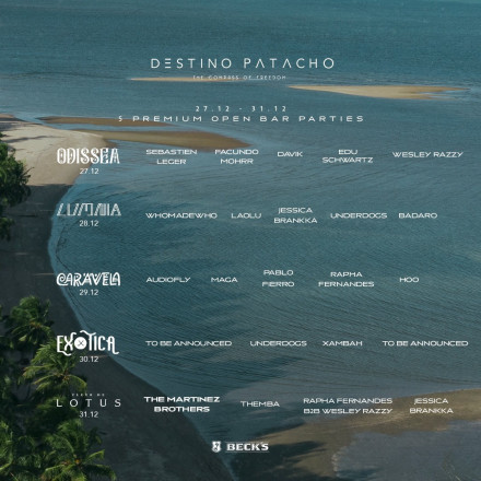 Destino Patacho: Primeira edição acontecerá na Praia do Patacho e contará com diferenciais que vão desde o line-up até o artesanato
