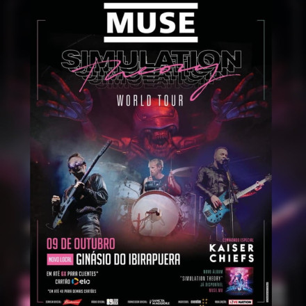 Muse volta a São Paulo com show de sua turnê “Simulation Theory World Tour”