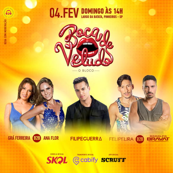 Bloco Boca de Veludo anuncia segunda edição no Coração da Avenida Faria Lima