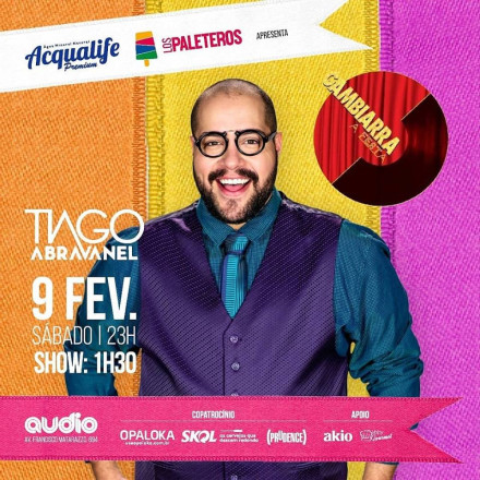 Tiago Abravanel faz esquenta do Bloco Gambiarra na Audio