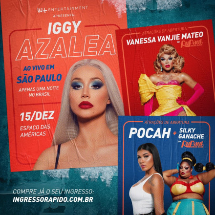 Pela primeira vez no Brasil, Iggy Azalea se apresenta em dezembro