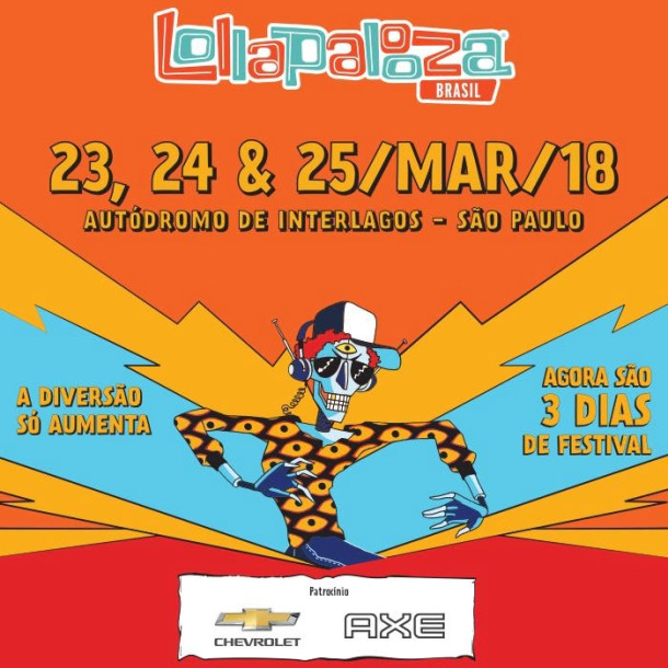 O Lollapalooza 2018 chega à oitava edição no país.