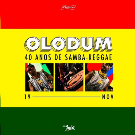 Olodum celebra 40 anos de Samba Reggae com EP e Show em São Paulo.