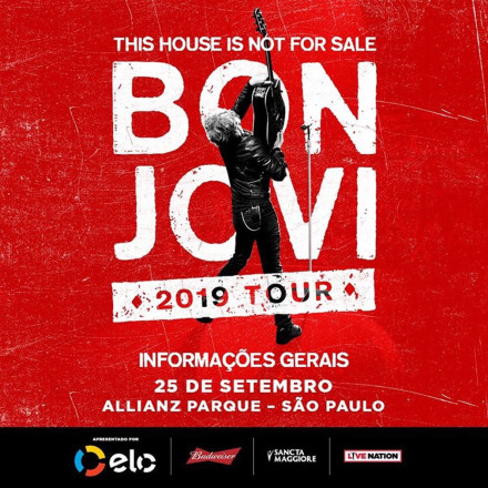 Com ingressos esgotados, Bon Jovi se apresenta no Allianz Parque