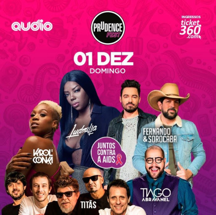 Prudence Fest 2019 terá mais de 10 atrações, 2 dias de shows e mais de 20 horas de música sem parar