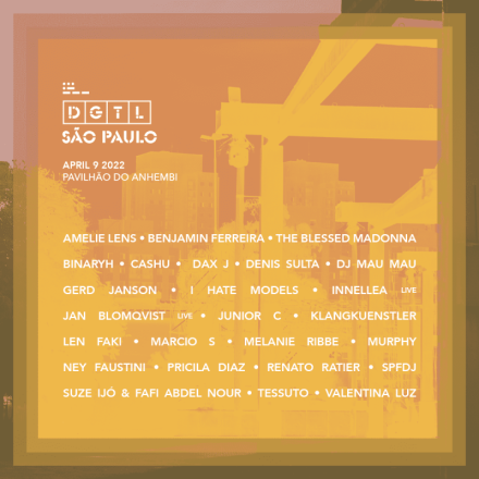 Sob nova direção, o festival holandês DGTL aterriza no Pavilhão do Anhembi em Abril