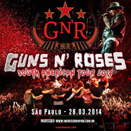 Guns N’ Roses – “South American Tour 2014″