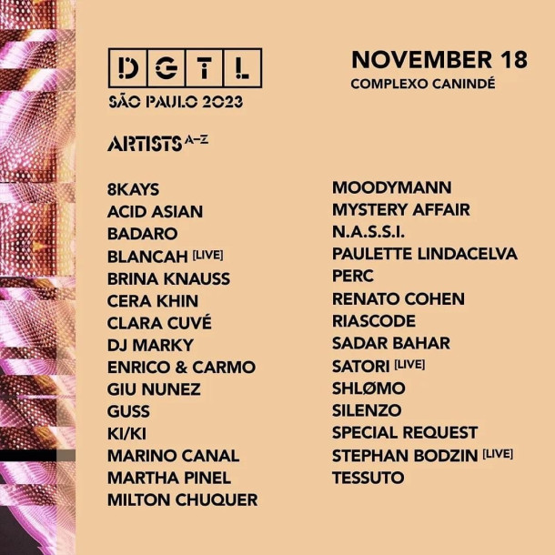 DGTL São Paulo anuncia programação da edição 2023
