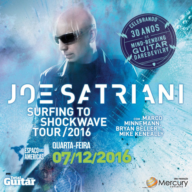 Joe Satriani – Surfing Shockwave Tour 2016