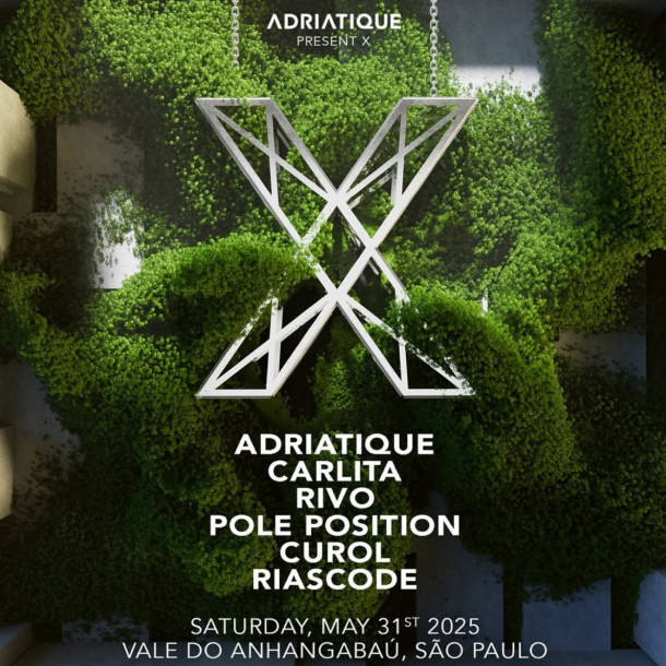 Adriatique traz sua label ‘X’ de volta a São Paulo no Vale do Anhangabaú