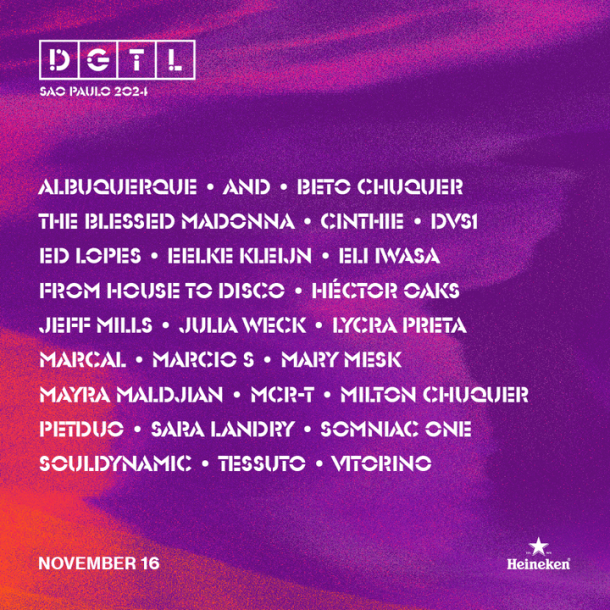 DGTL São Paulo anuncia line up da edição 2024 em novo local
