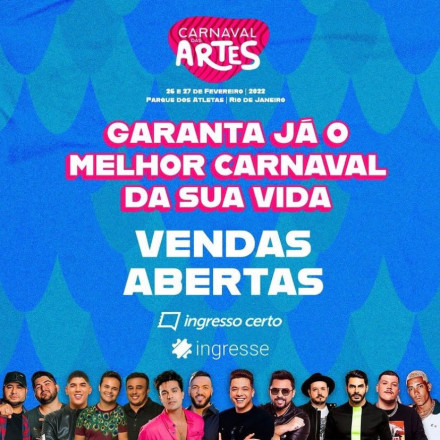 Carnaval das Artes 2022: Terceira edição terá dois dias de festa no Parque dos Atletas