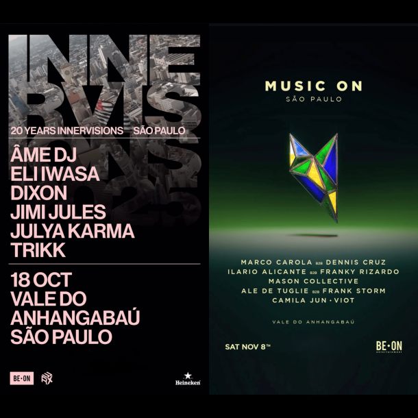Vale do Anhangabaú recebe a estreia da label Innervisions e o retorno de Music On Festival 2025