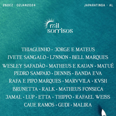 Réveillon Mil Sorrisos traz grandes atrações em Japaratinga, Alagoas