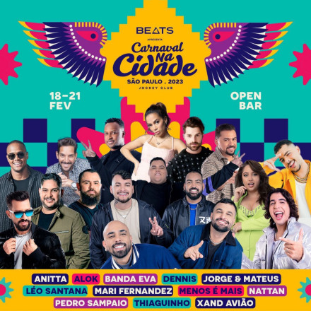 Carnaval na Cidade promete ser o grande festival de Carnaval em São Paulo