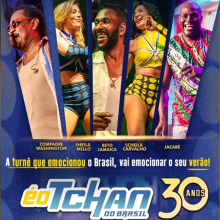 Grupo É O Tchan encerra a turnê de celebração de seus 30 Anos de carreira em São Paulo.