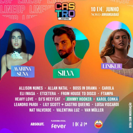 Castro Festival volta ao Novo Anhangabaú com shows de Silva, Marina Sena, Liniker e mais