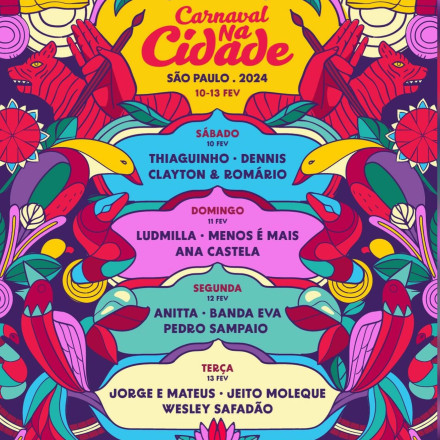 Em novo local, o Carnaval na Cidade 2024 apresenta sua 5º edição com mais de 10 shows no Carnaval Paulista