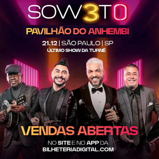 Soweto faz último show da turnê especial 30 anos em São Paulo