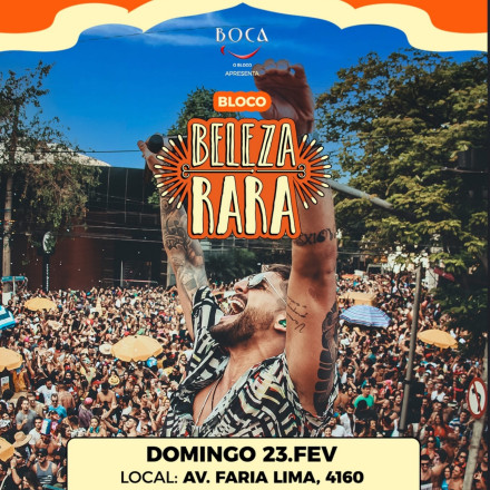 Bloco Boca apresenta Beleza Rara com desfile da Banda EVA no Circuito Av. Faria Lima