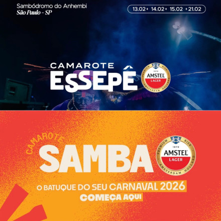 Carnaval 2026: Sambódromo do Anhembi recebe o Camarote Essepê e o Camarote Samba com muitas atrações e experiências ao público
