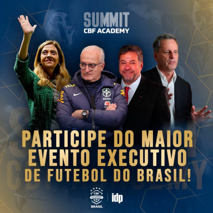 Summit CBF Academy: CBF realizará evento em São Paulo para discutir futuro da gestão no futebol