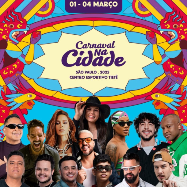 Carnaval Na Cidade 2025 terá Anitta, Ana Castela, Belo, Thiaguinho, Ludmilla e mais em São Paulo
