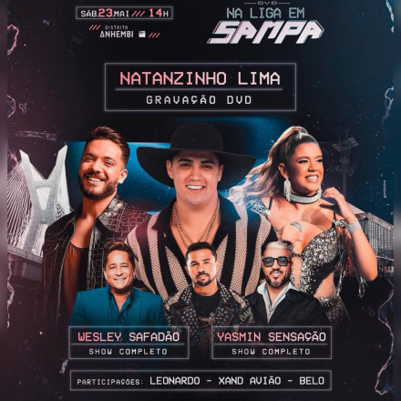 Natanzinho Lima anuncia gravação de DVD histórico com convidados em SP e consolida protagonismo nacional do brega