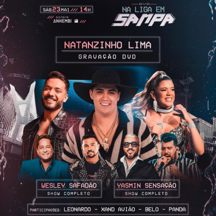 Natanzinho Lima anuncia gravação de DVD histórico com convidados em SP e consolida protagonismo nacional do brega