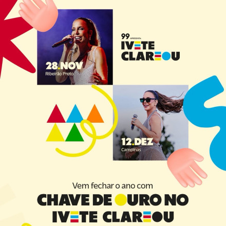 Ivete Clareou cresce em 2026 e chega ao Estado de São Paulo com novas apresentações