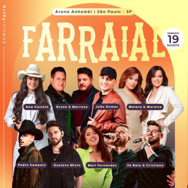 Farraial 2023: sexta edição promete a maior farra da história em São Paulo