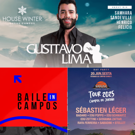 Campos do Jordão recebe programação de shows especiais na temporada de Inverno do feriado de Corpus Christi.